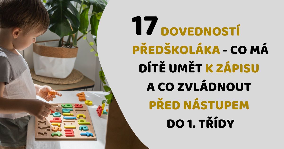 17 dovednosti predskolaka